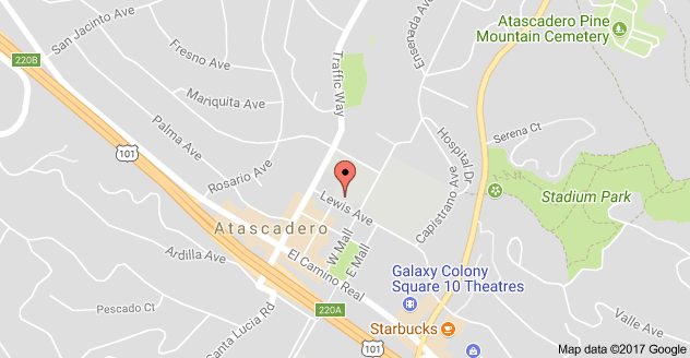 Map to Atascadero Fine Arts Academy