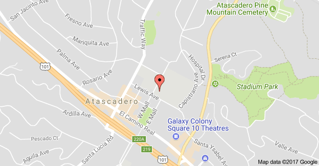Map to Atascadero Middle School