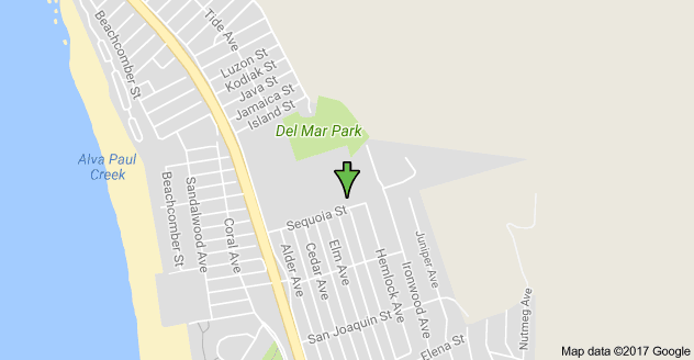 Map to Del Mar Elementary School